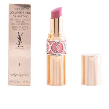 Yves Saint Laurent Rouge Volupté Shine 08 Pink In Confidence